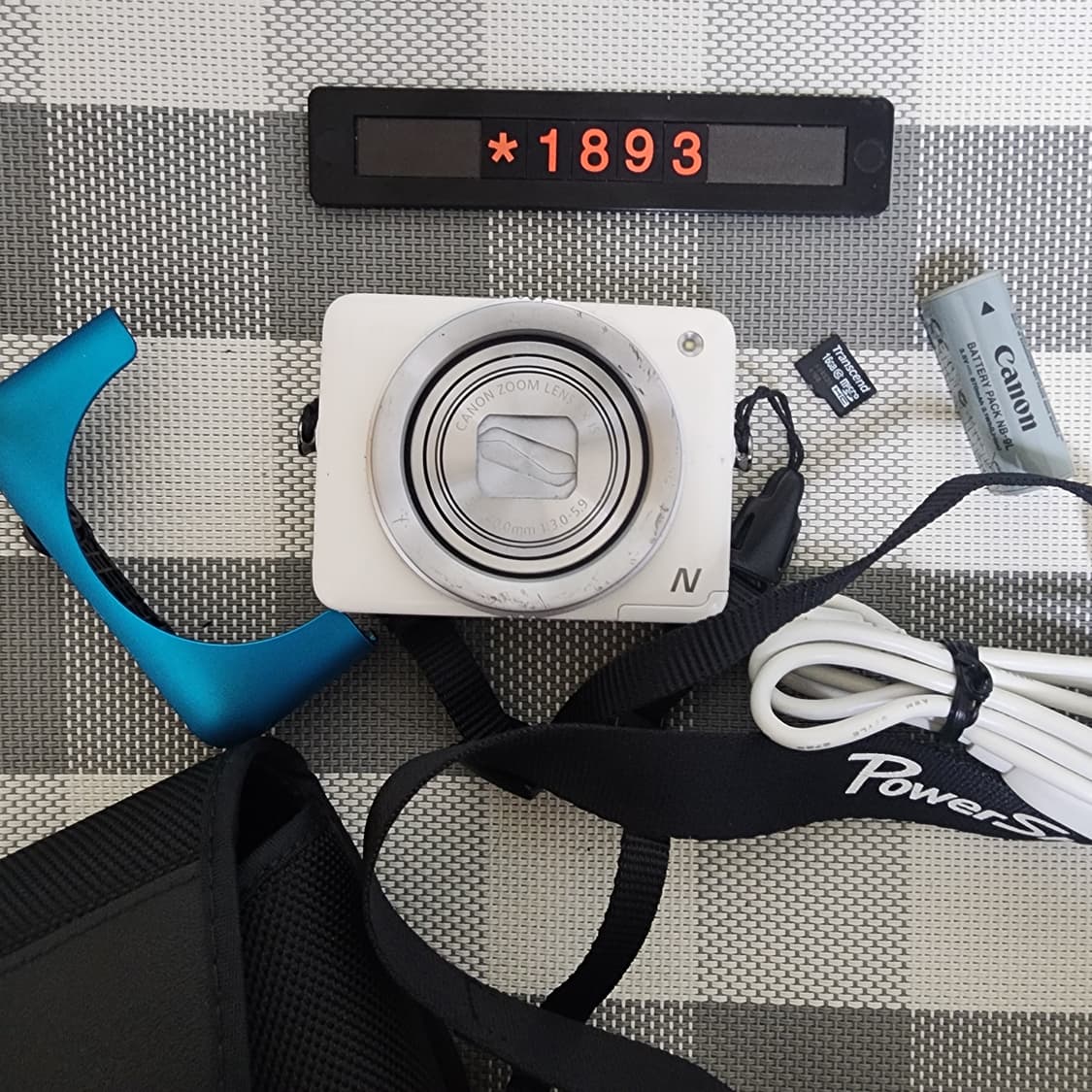 캐논 파워샷 N 화이트 디지털카메라 파우치포함 상품이미지1