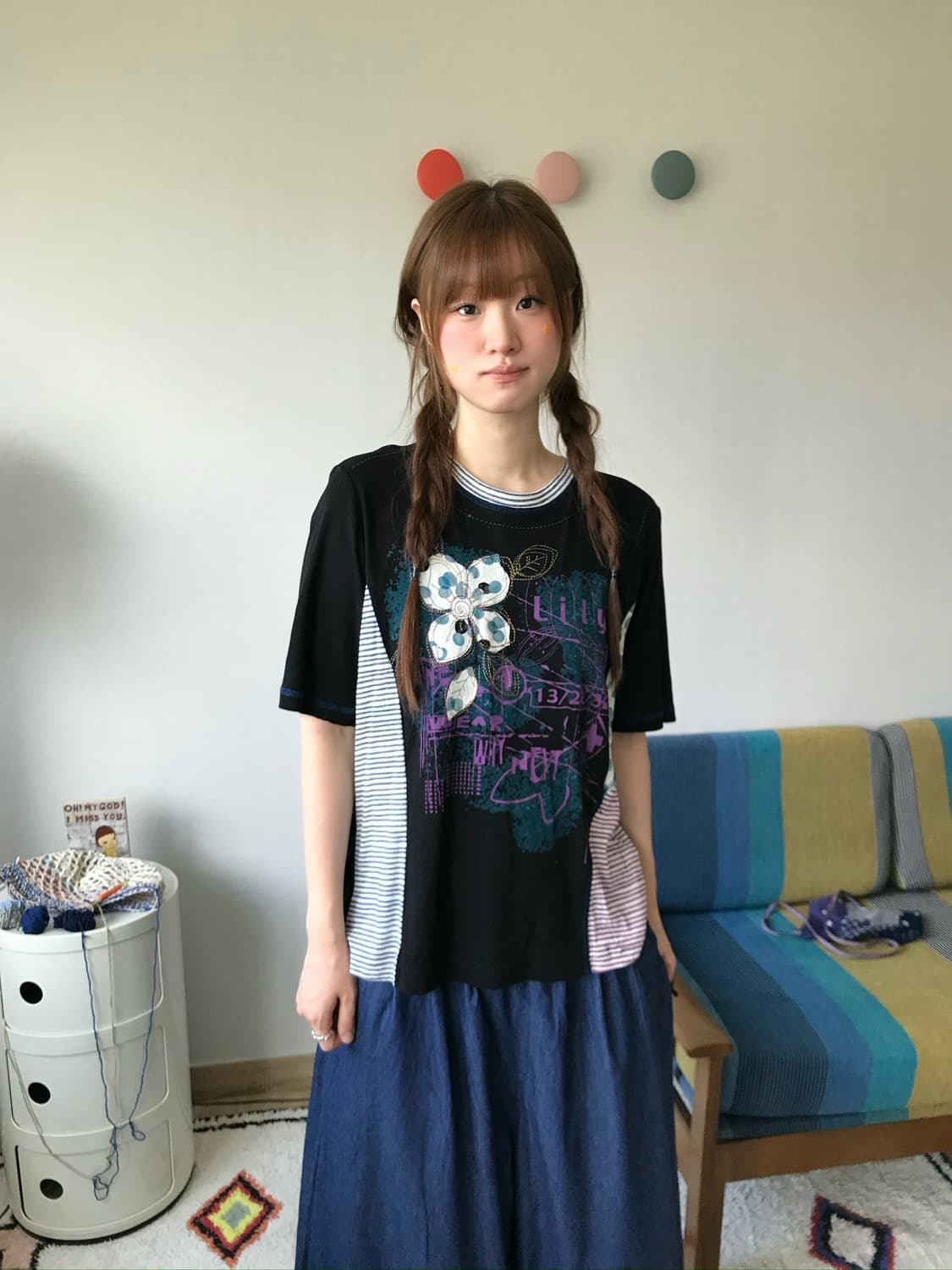 sui flower top 상품이미지1