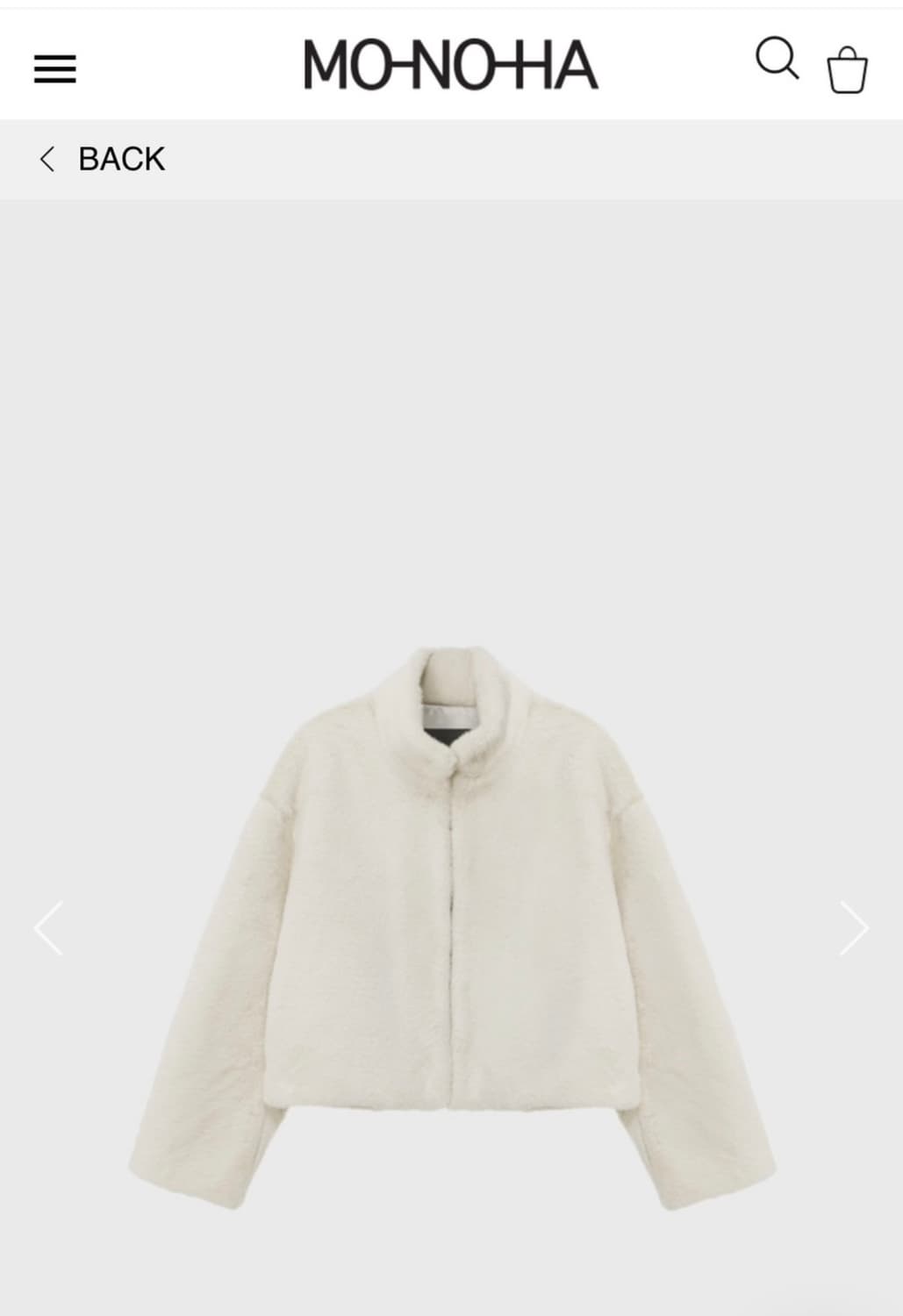 모노하 퍼자켓 (3회착용) 상품이미지4