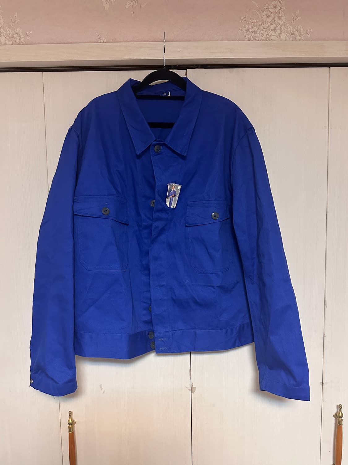 데드스탁) 프렌치블루 색 워크자켓입니다 상품이미지1