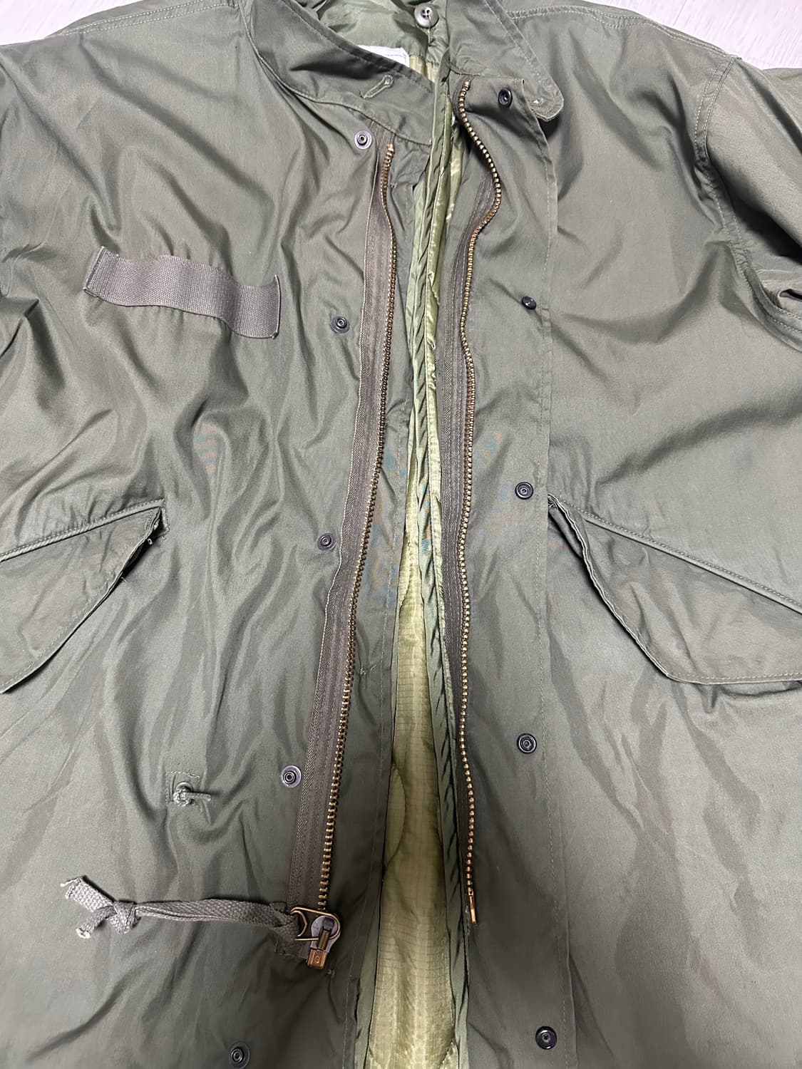 m65 피쉬테일 개파카 외피 내피 상품이미지3