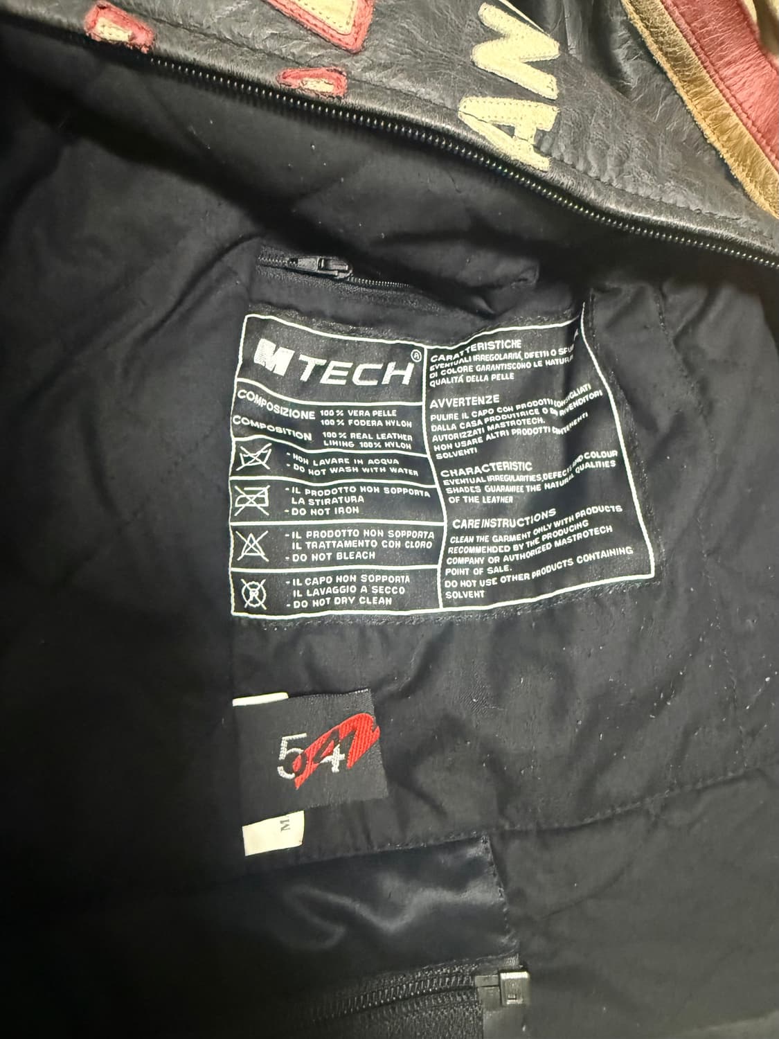 Ducati Meccanica Leather Jacket 빈티지 상품이미지9