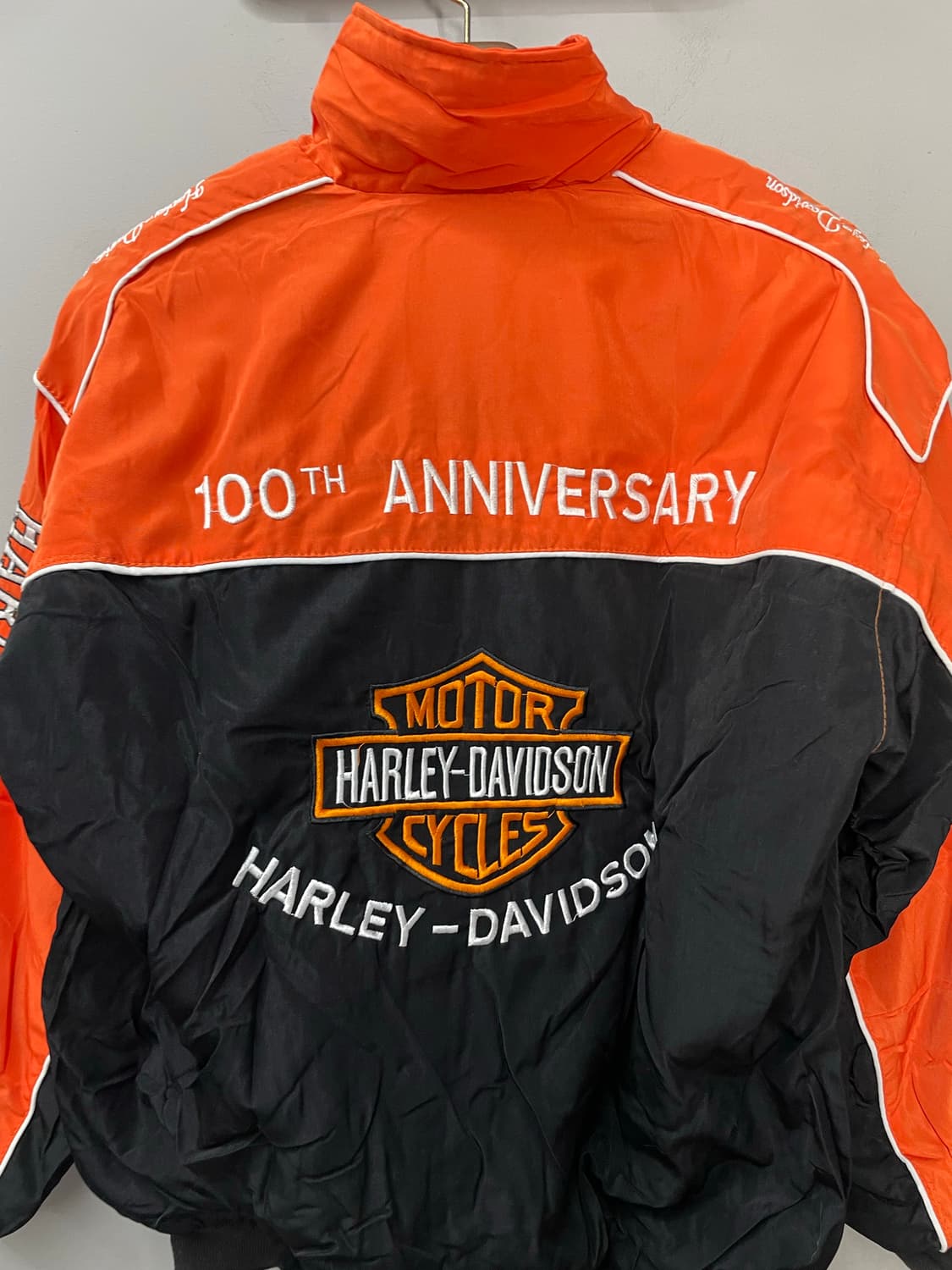할리데이비슨 100주년 기념 스펠아웃 레이싱 자켓 H1270 상품이미지8