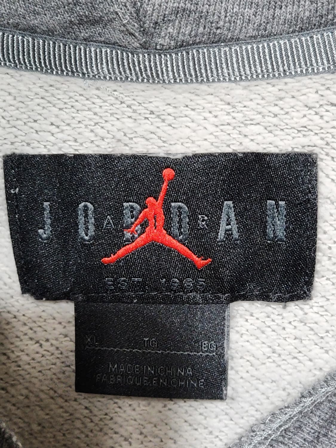 (XL) 나이키 조던 후드티 그레이 티셔츠 캐주얼  상품이미지3