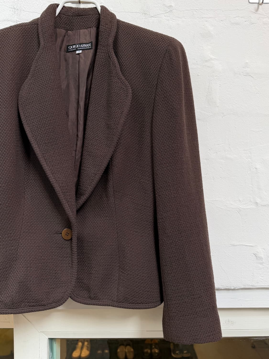 Giorgio Armani 우먼 브라운 자켓 42 상품이미지3