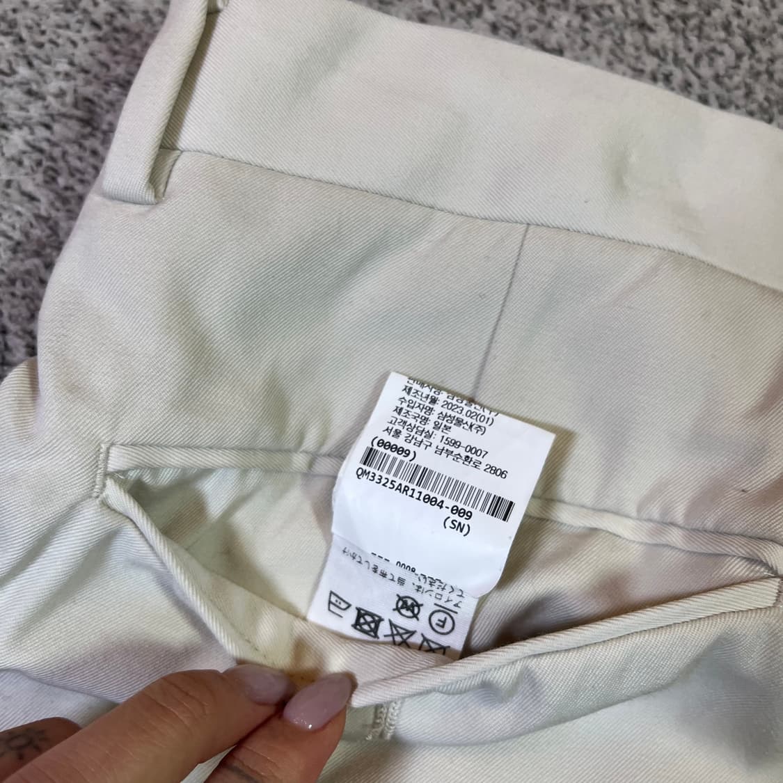 오라리 우먼 슬랙스 핀턱 숏츠 상품이미지7