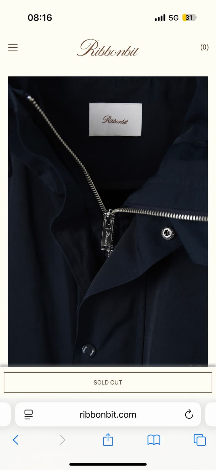 리본빛 Letta Work Jacket - Navy 상품이미지2