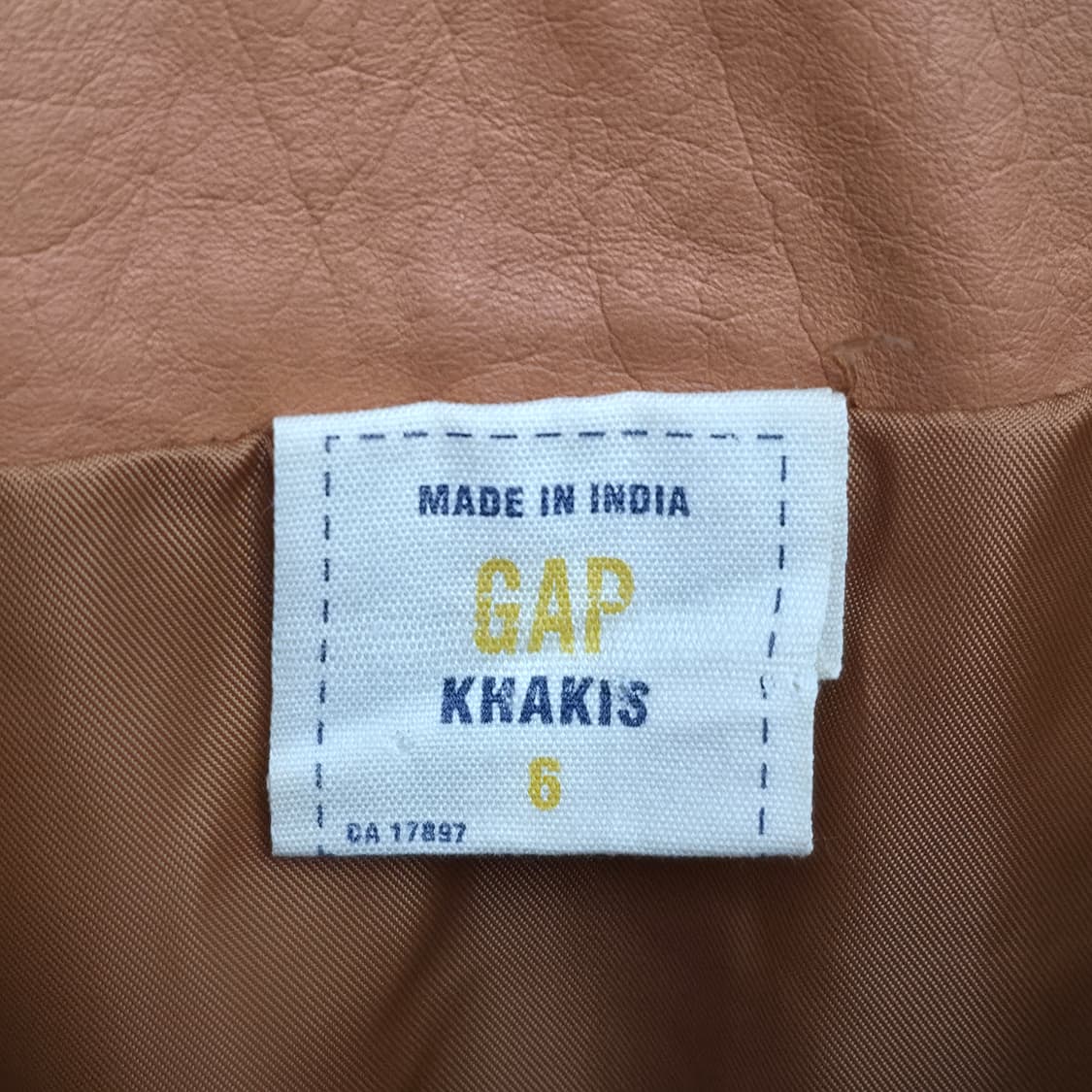 GAP 갭 브라운 레더 스커트 상품이미지4