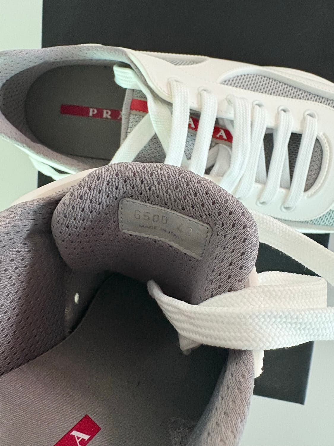 프라다 아메리카컵 화이트 상품이미지5