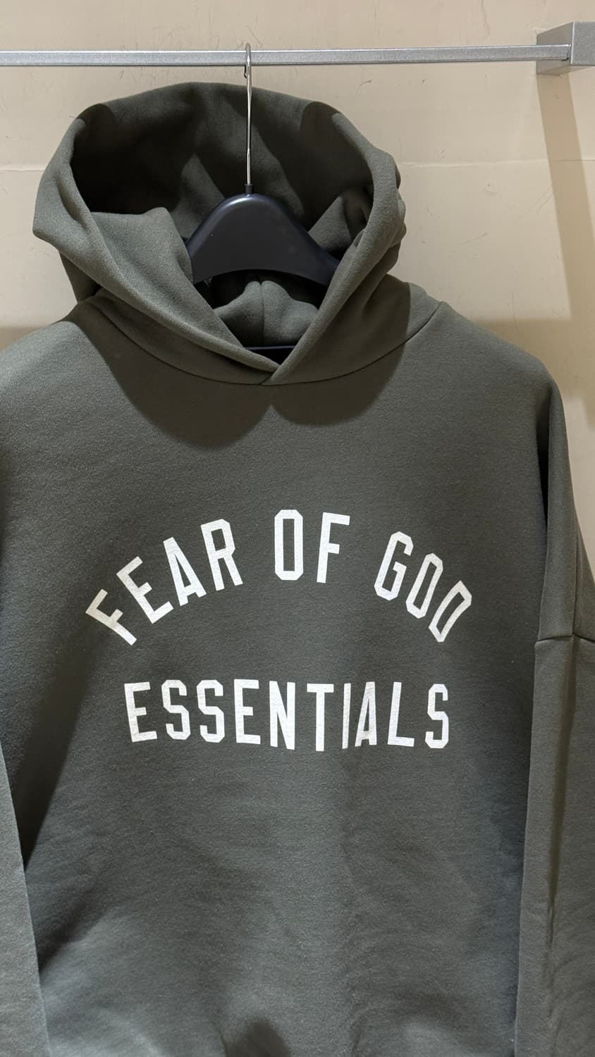 에센셜 플리스 후디 상품이미지2