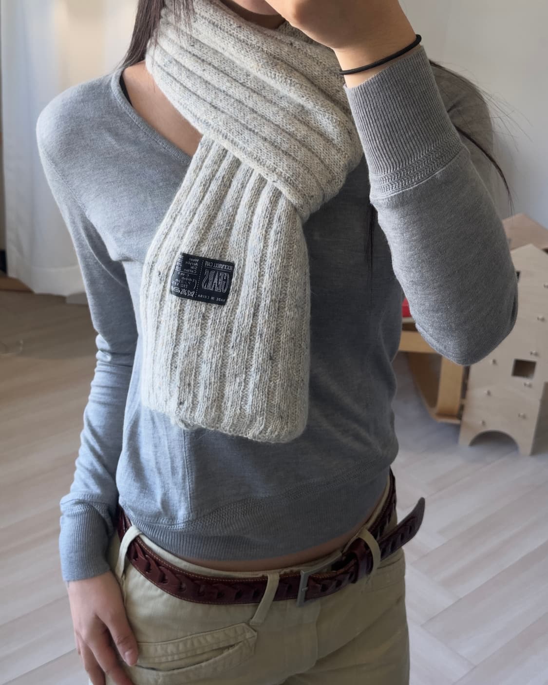 [GEARS] bokashi knit muffler 상품이미지4