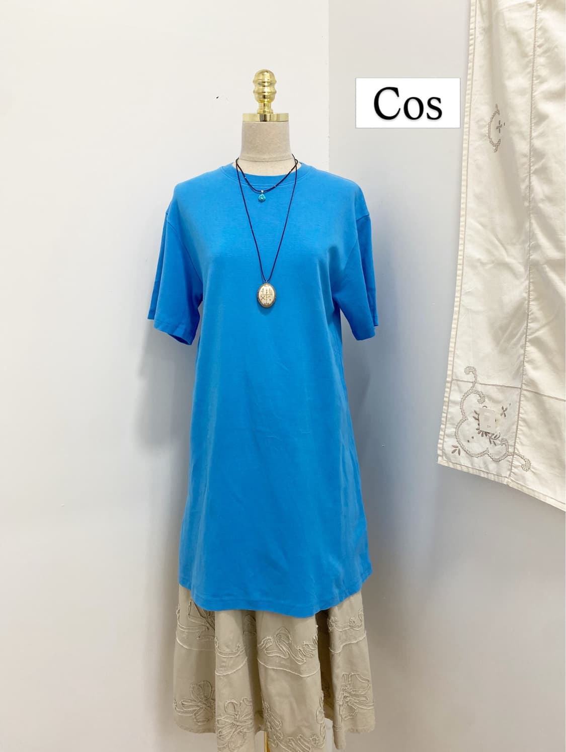 Cos 블루 롱티셔츠 상품이미지1
