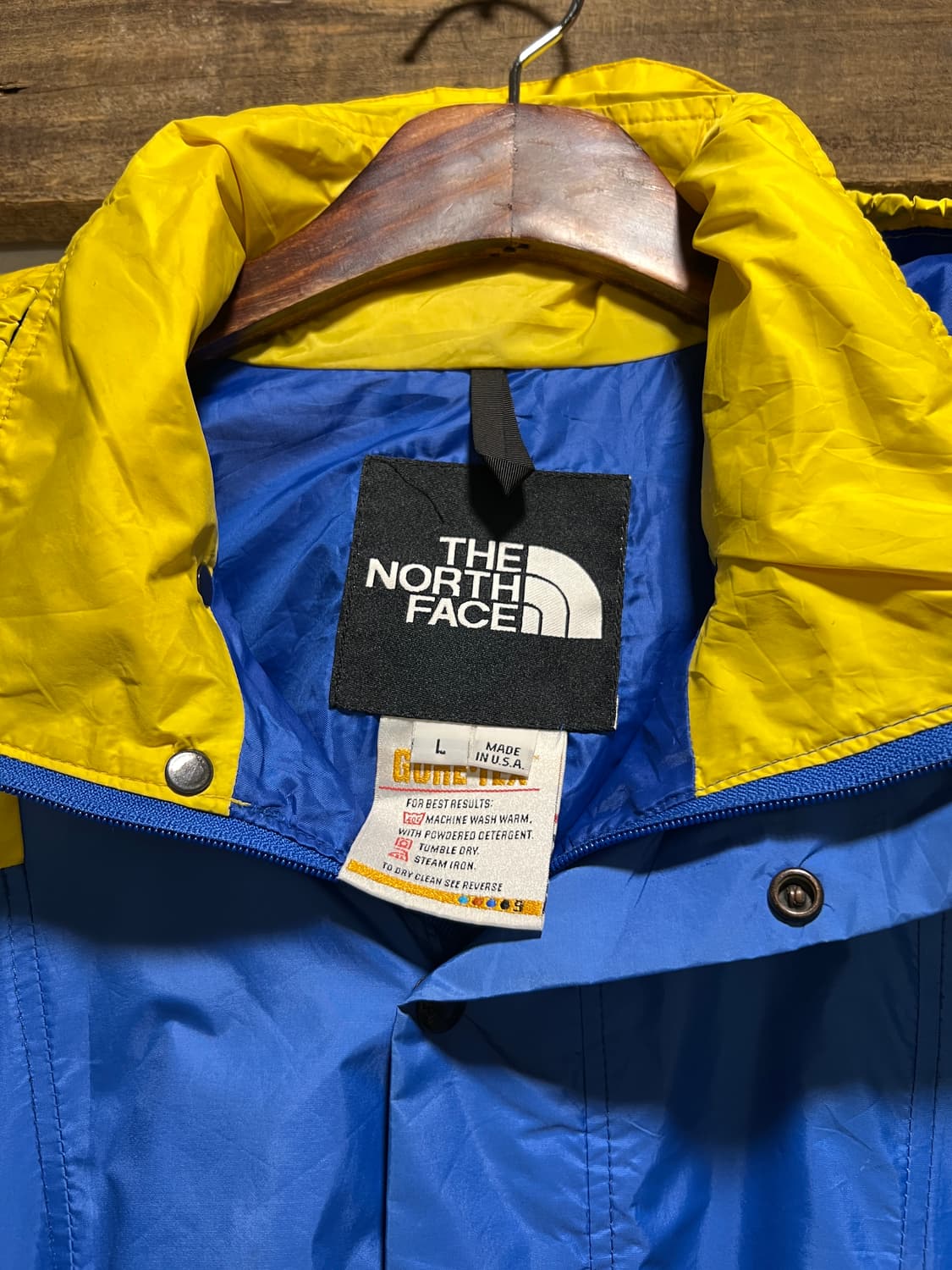 [L]90's 노스페이스 USA Made 멀티컬러 고어텍스 아노락 자켓 상품이미지2