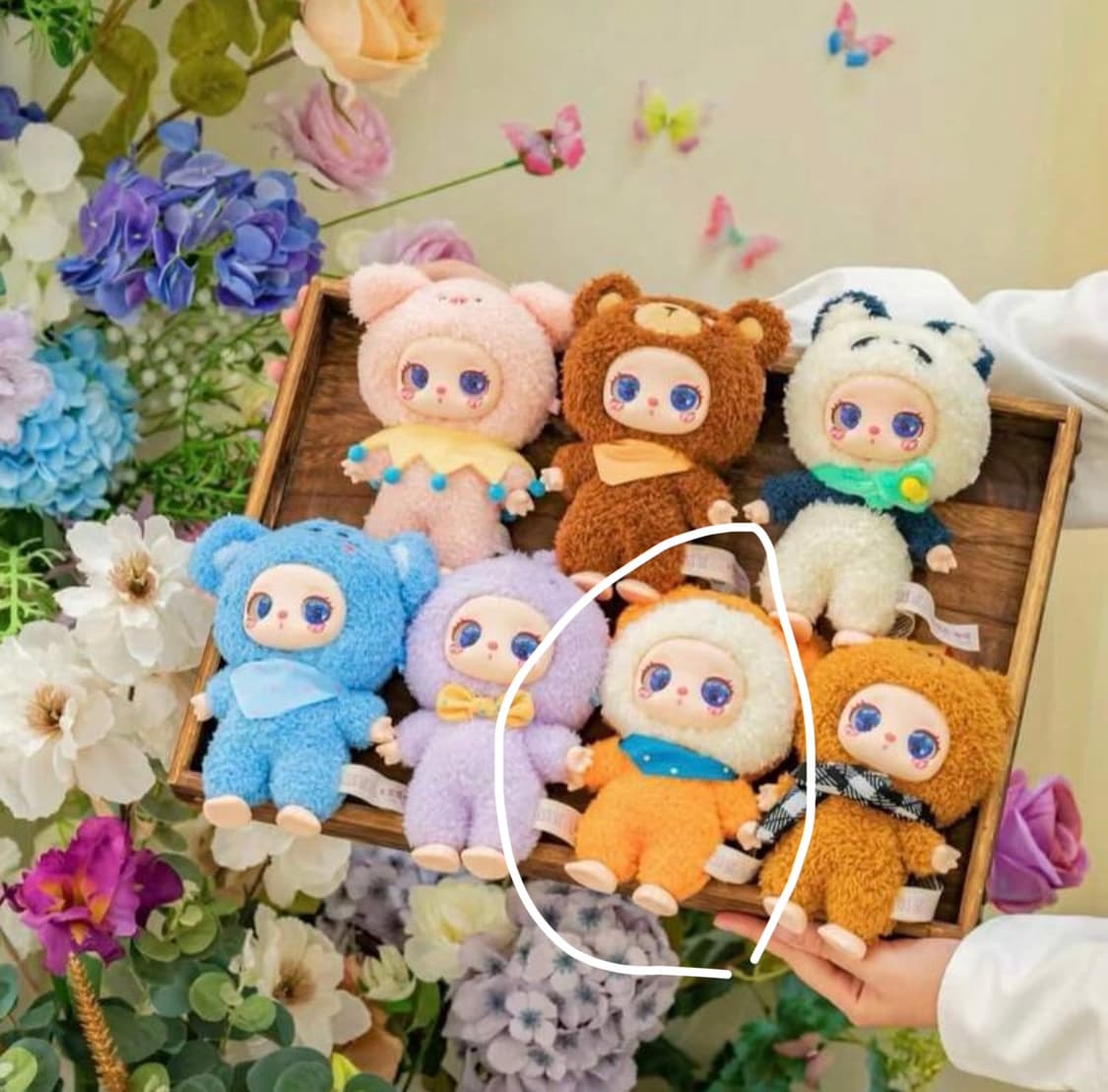 Lila's Zoo 오렌지 여우 키링 랜덤 블라인드 박스 인형 상품이미지2