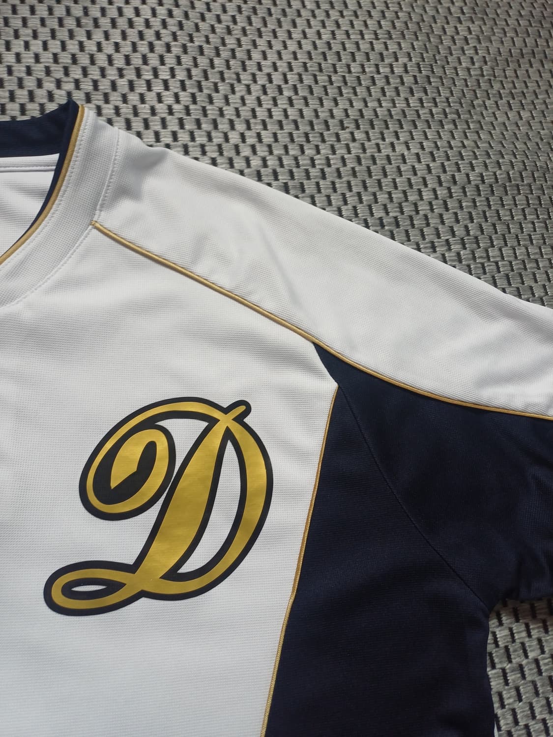 [2XL] 롤링스(Rawlings) 하프버튼 야구 유니폼 져지(국내생산) 상품이미지4