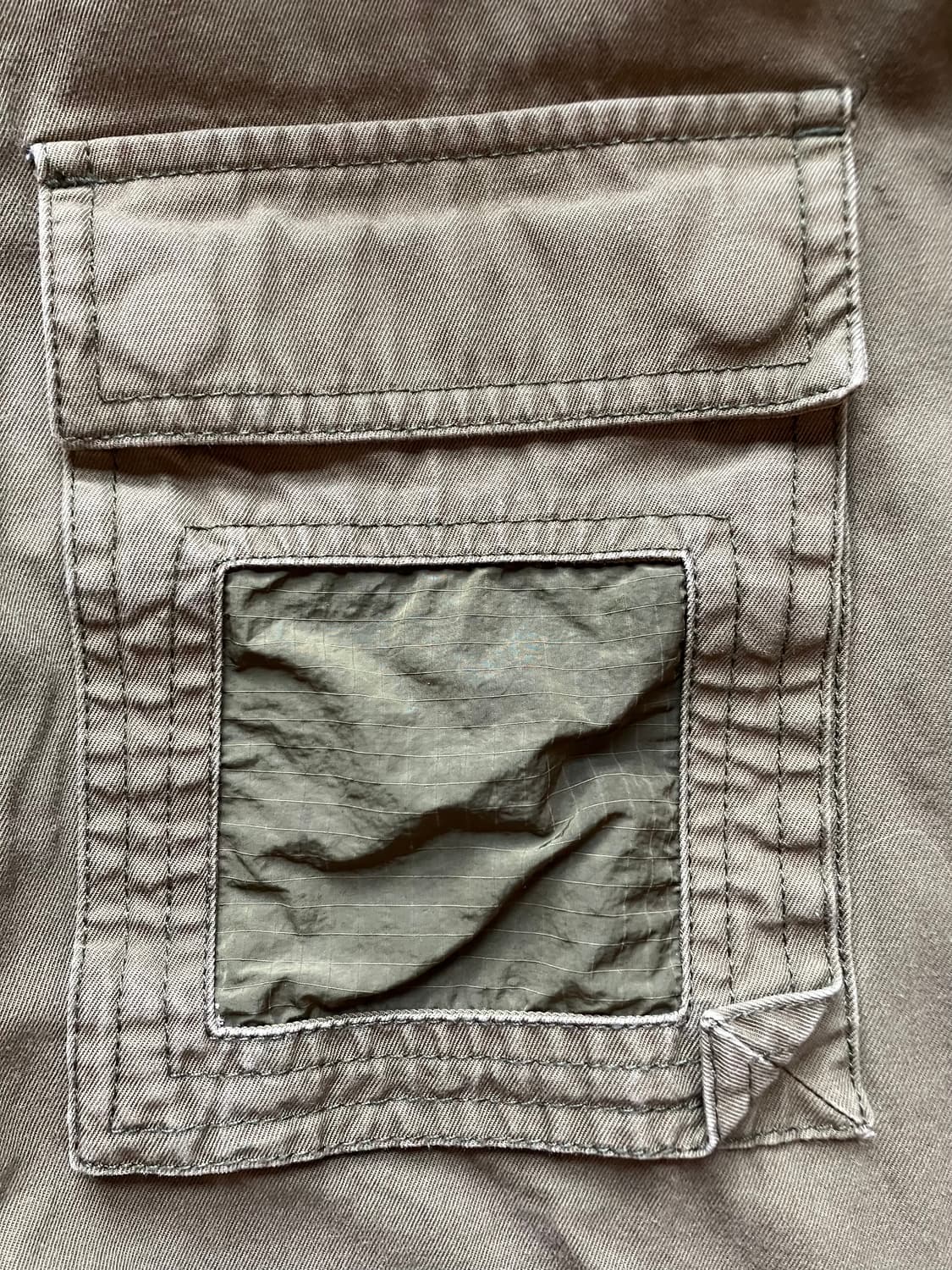 디젤 워크셔츠 카키 상품이미지3