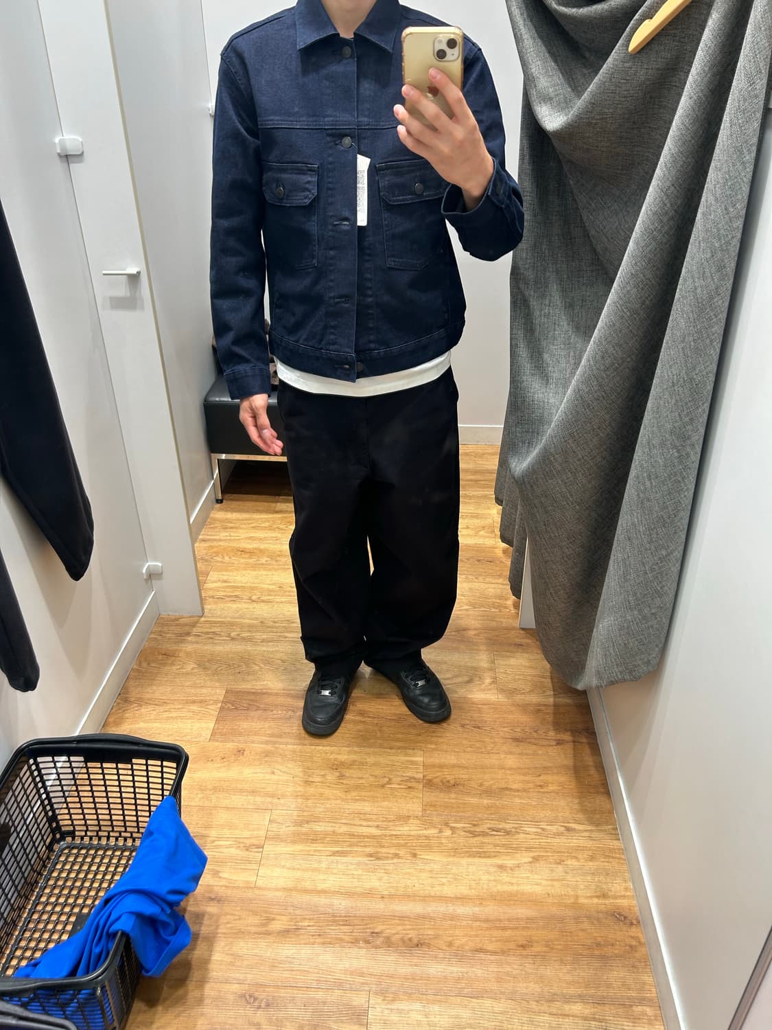 유니클로 생지데님자켓 상품이미지1