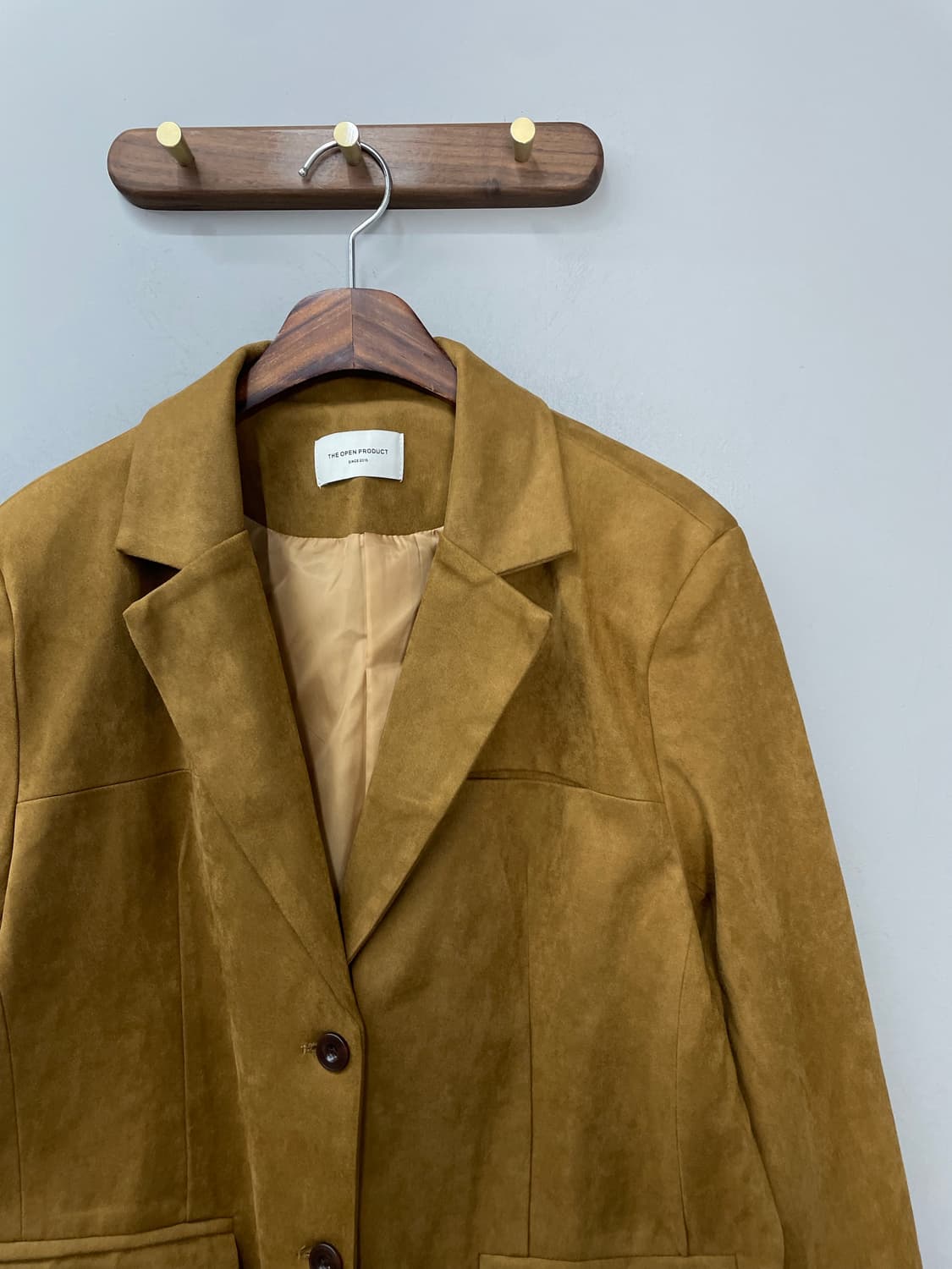 더오픈프로덕트 카멜 스웨이드 자켓 H1274 상품이미지3