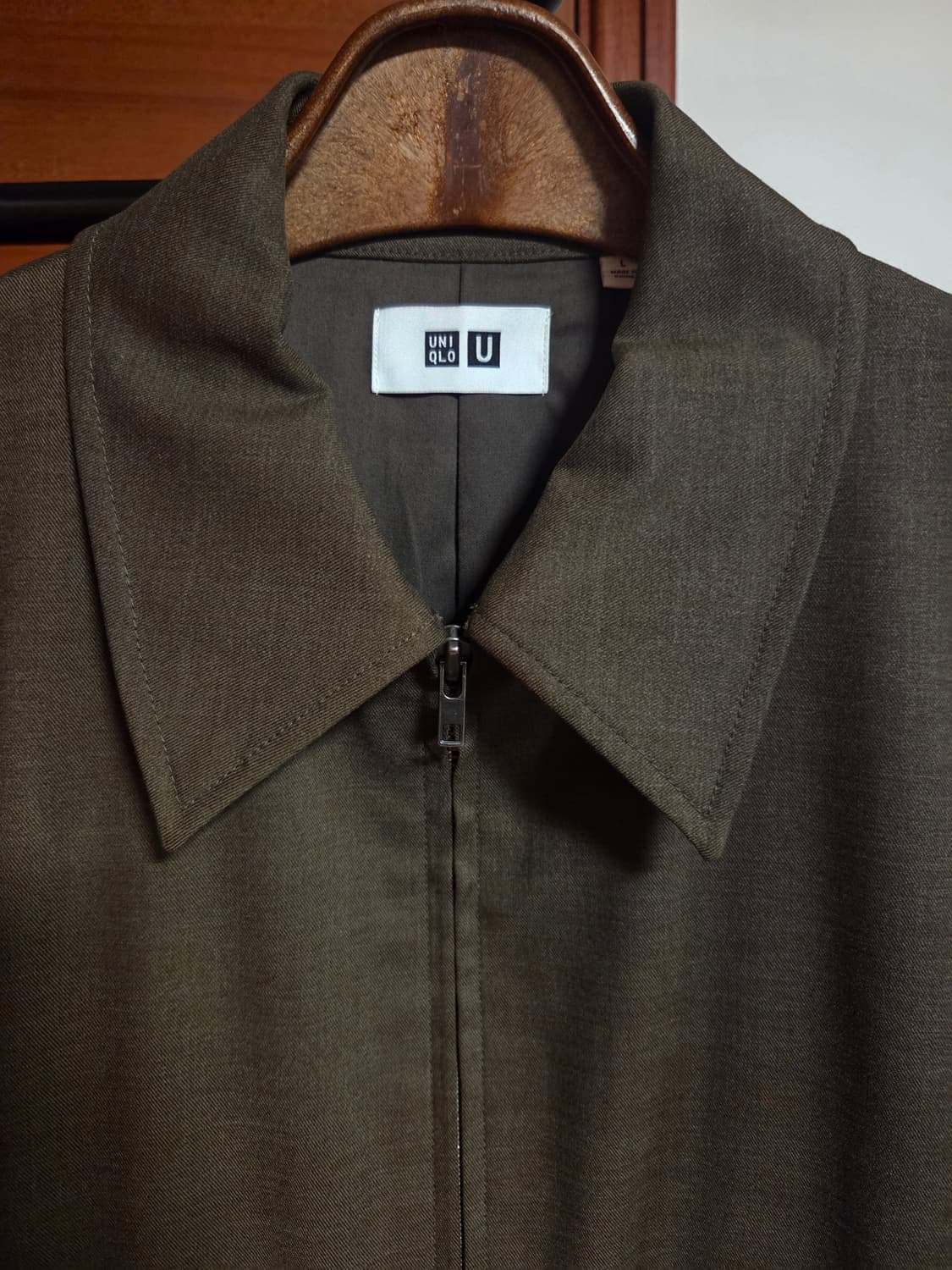 유니클로U 브라운 블루종 상품이미지2