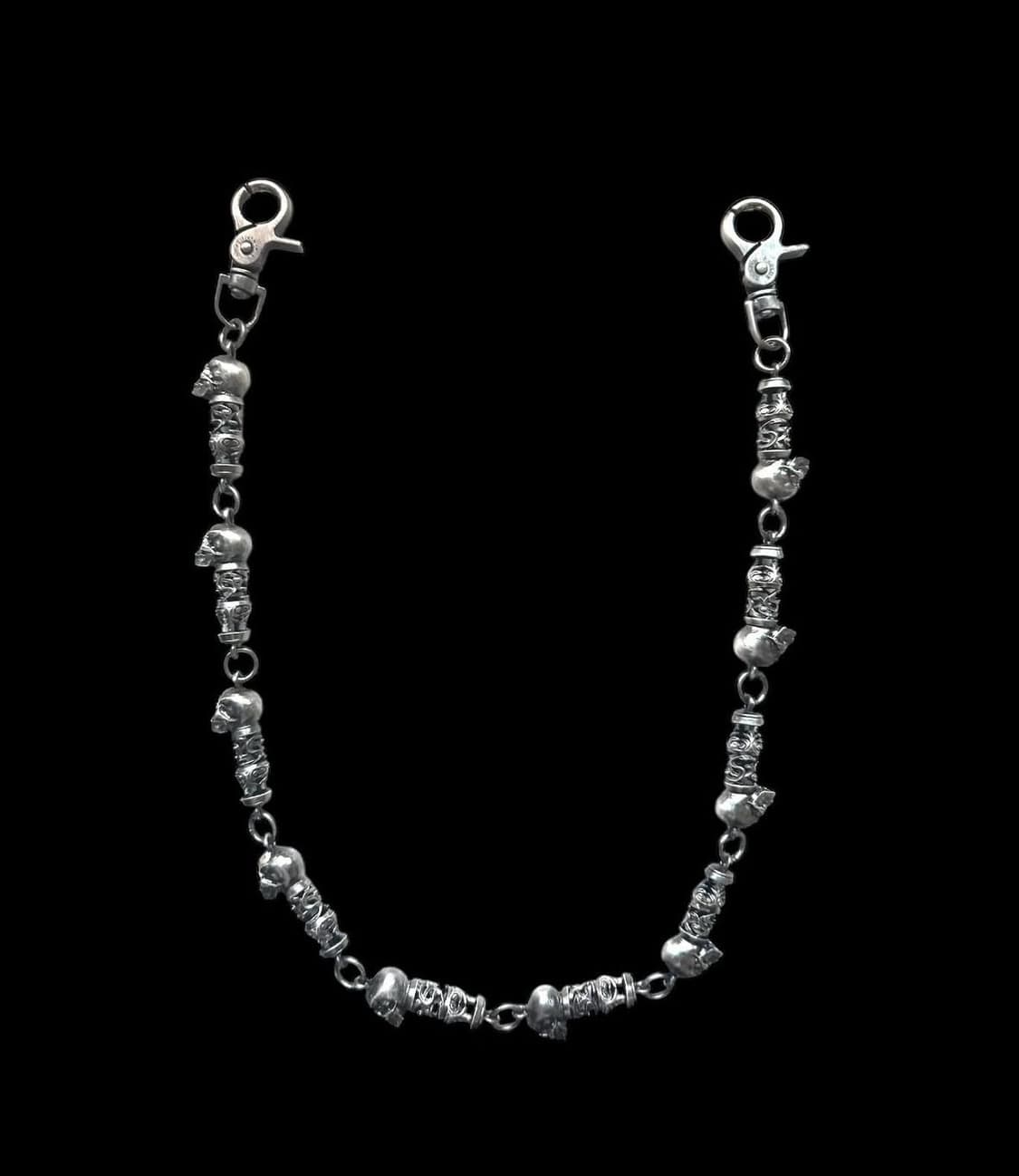 에모스탠스클럽 10링크 스컬 체인 상품이미지1