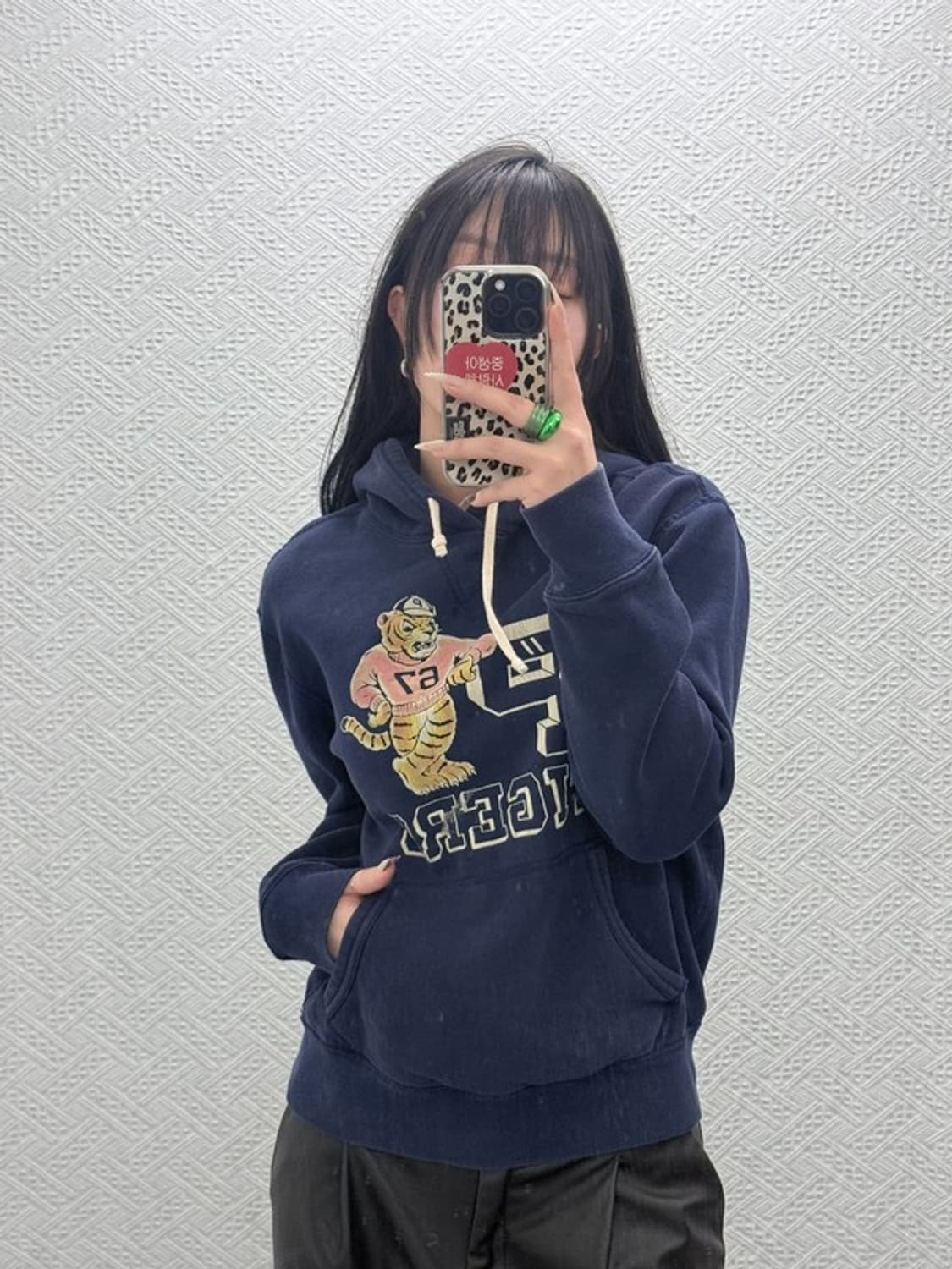 폴로 랄프로렌 신형 엠브로이드 타이거 기모 후드티 S C08499 상품이미지2