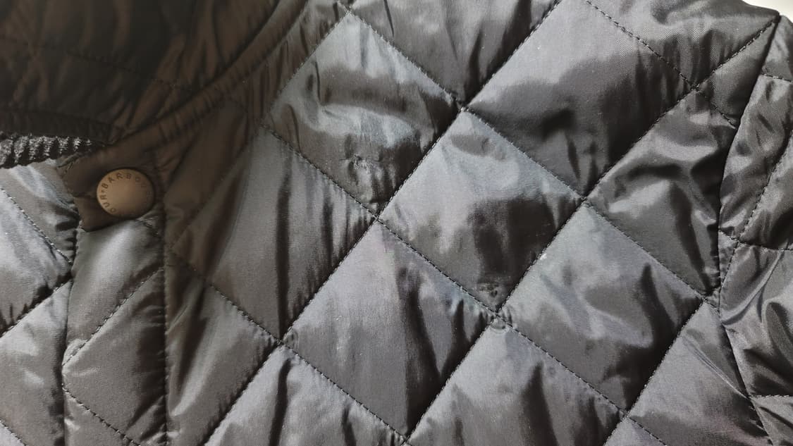 바버 남성 블랙 Heritage Liddesdale 퀼팅 자켓 L 상품이미지2