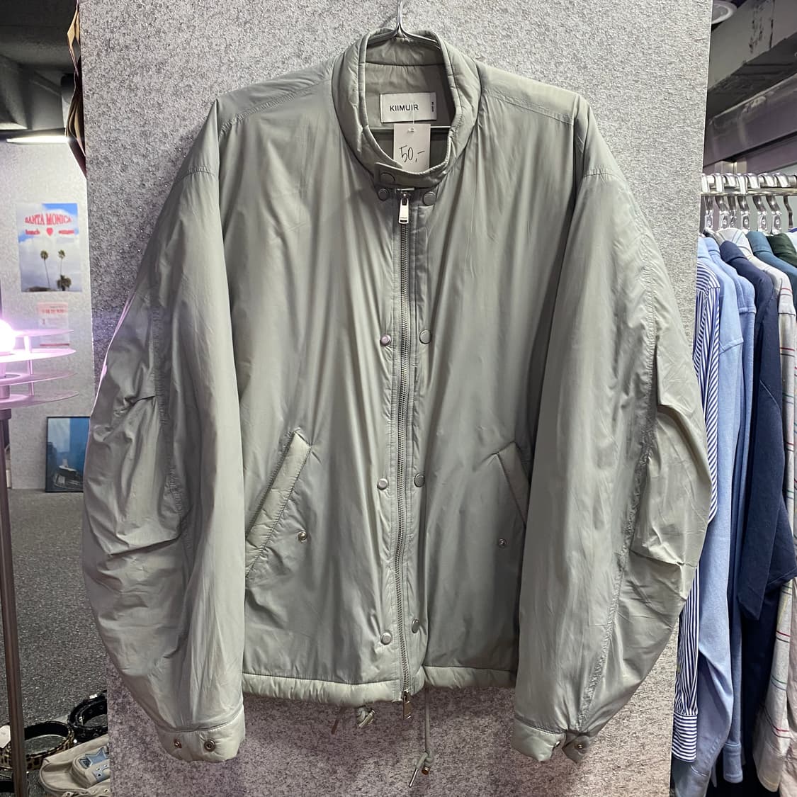 키뮤어 투웨이 패디드 바이커 패딩 점퍼 B3933 상품이미지2