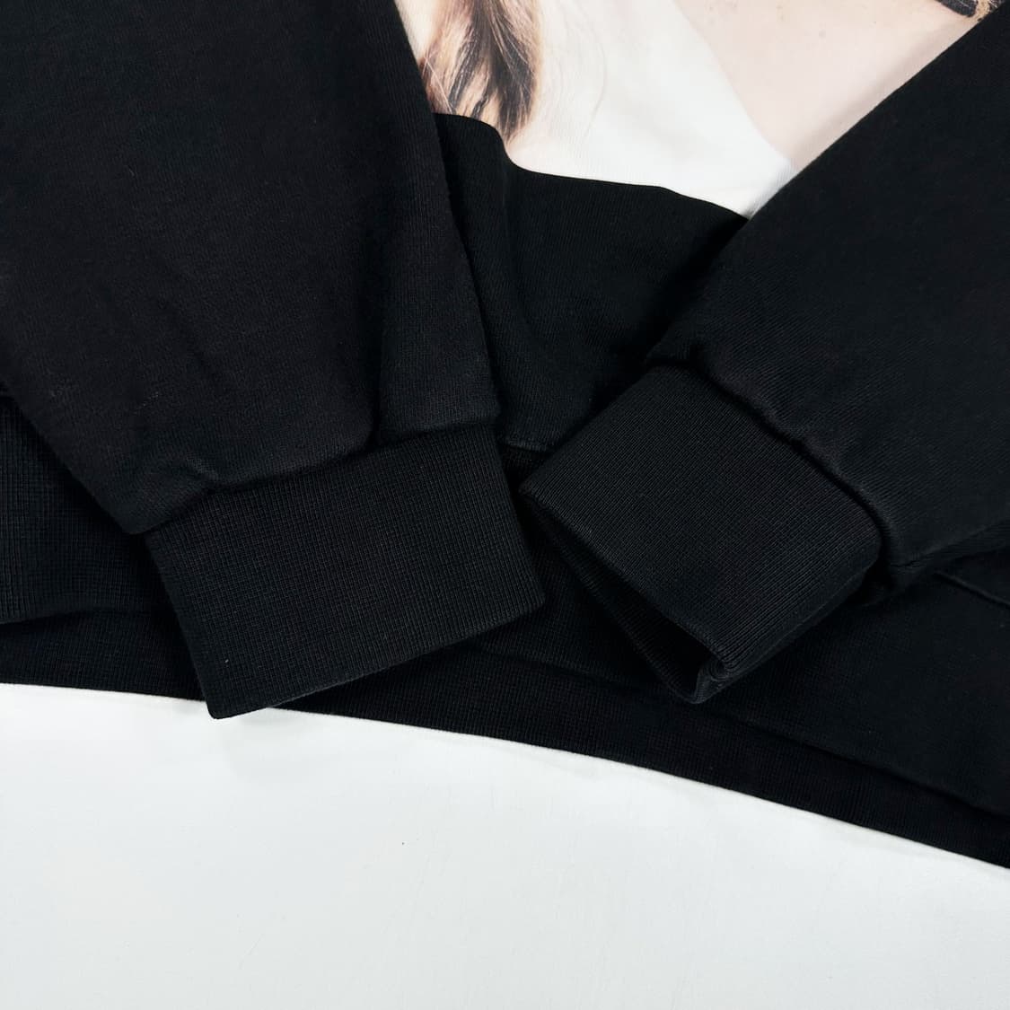 아크메드라비 베이비 블랙 헤비 후드티 (실측 L) 상품이미지5