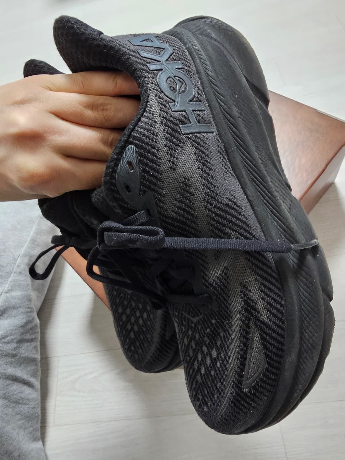 호카 클리프톤9 블랙 235 상품이미지7