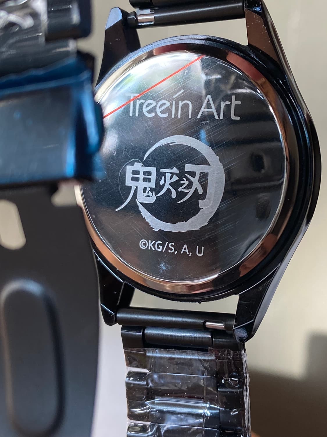 귀멸의칼날 흑도금 메탈시계 상품이미지3