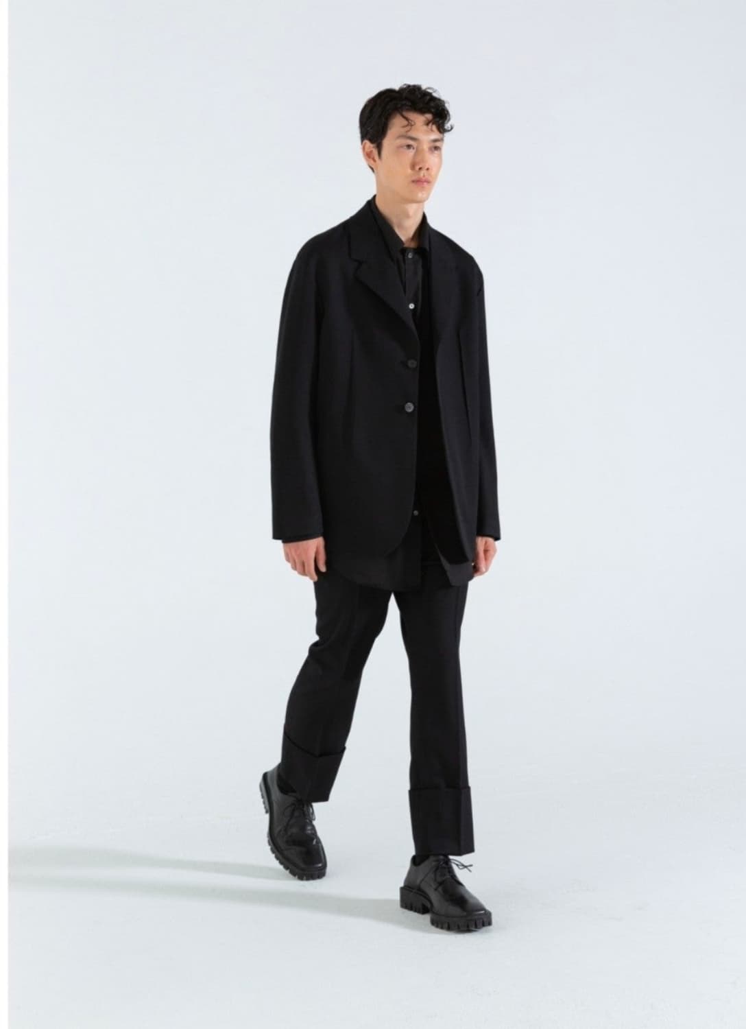 벨리에 퓨어 울 히든 블레이저 블랙 S 상품이미지1