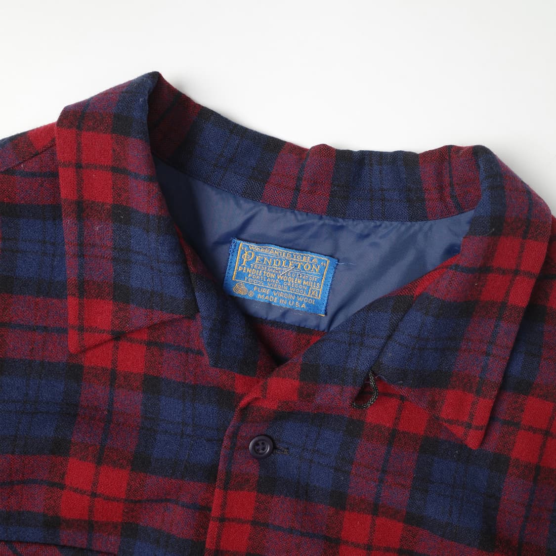 ~1970's Pendleton Open Collar Wool Shirt 상품이미지5