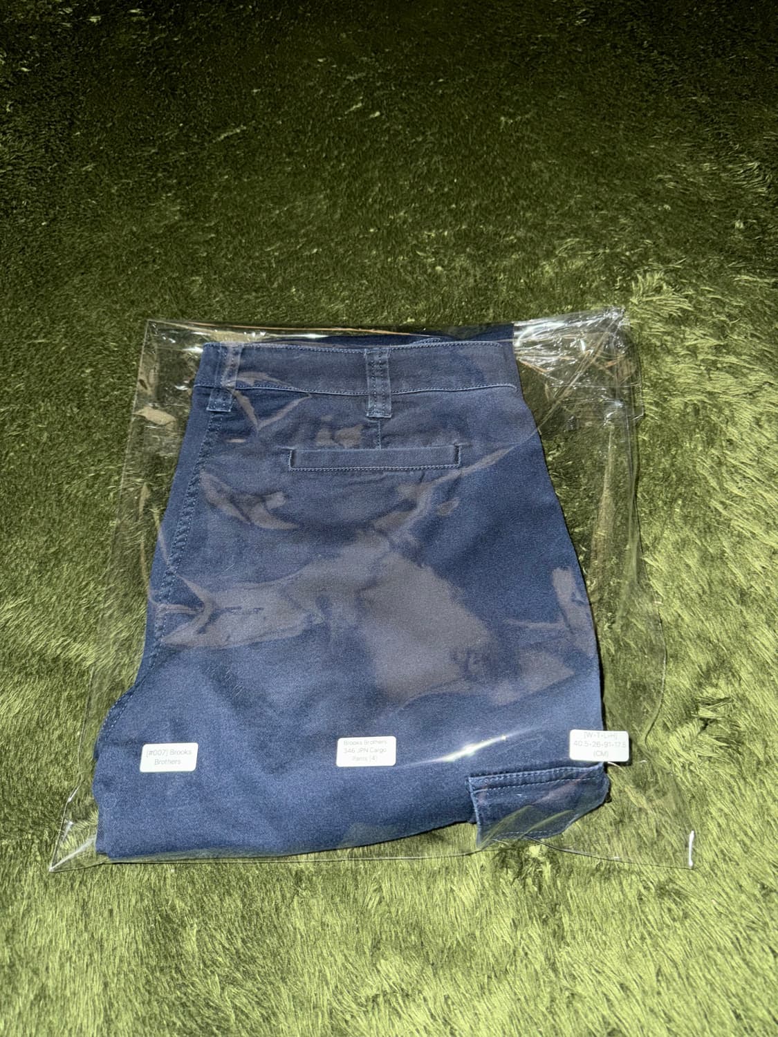 [4] 브룩스 브라더스 재팬 별주 코튼 카고 팬츠 네이비 상품이미지10