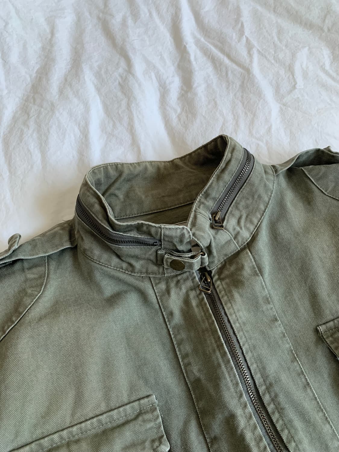 카키 포켓 자켓 상품이미지4