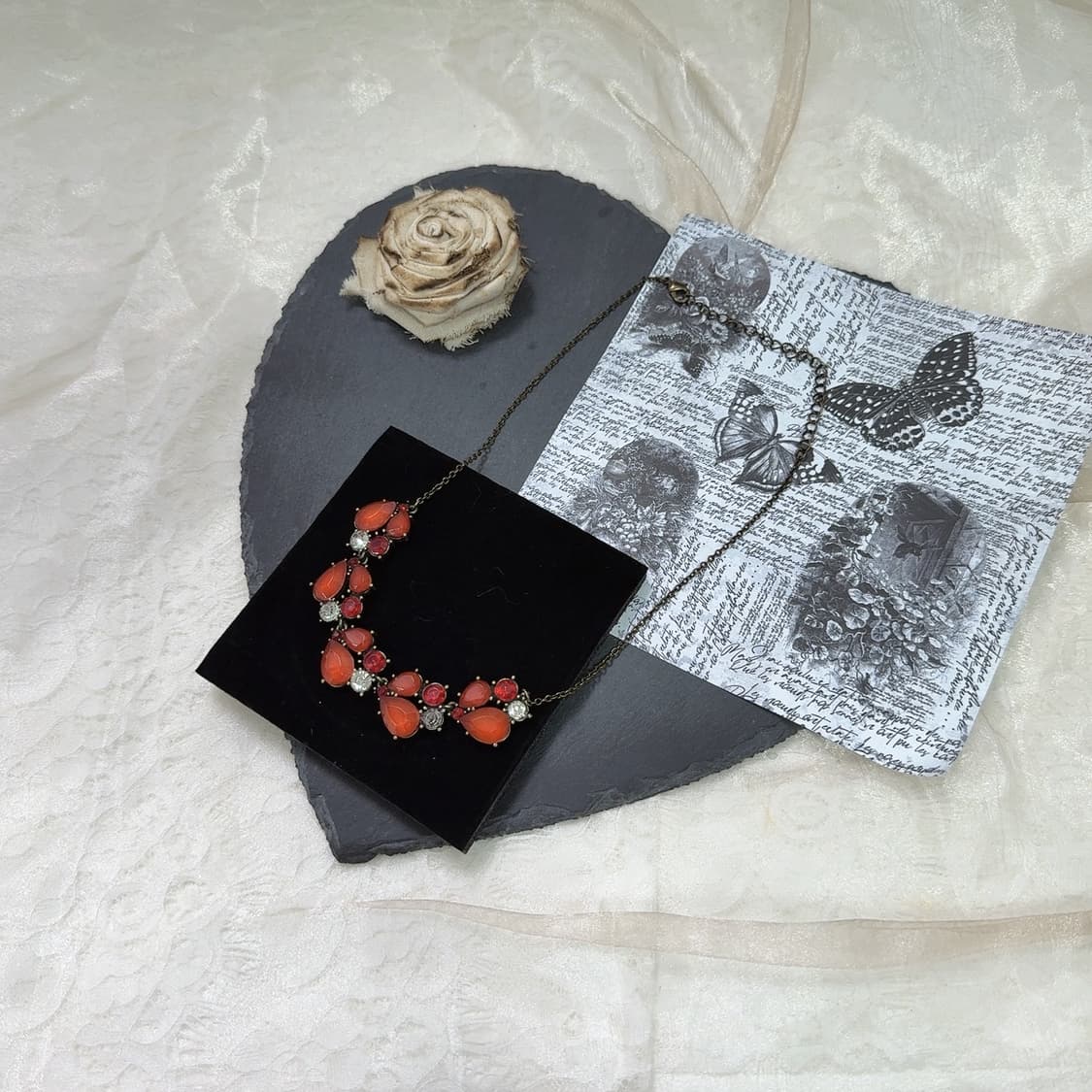 빈티지 고딕 다크 레이어드 오리엔탈 황동체인 목걸이 상품이미지2