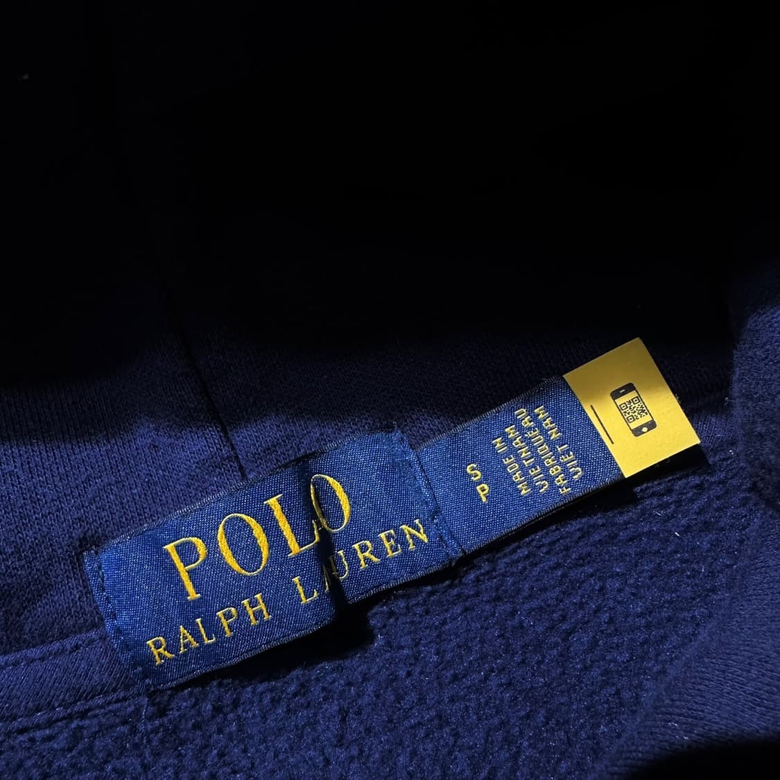 22ss 폴로 랄프로렌 로고 스펠아웃 후드 네이비 (신형QR) 상품이미지4