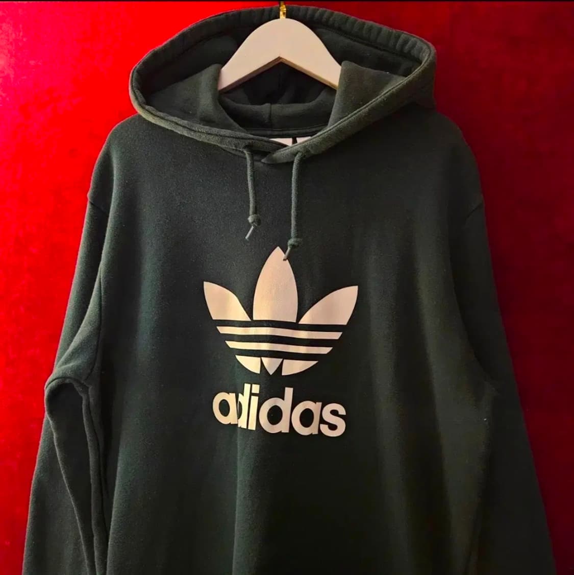 아디다스 오리지널 트레포일 빅로고 후드티셔츠 L size 상품이미지2