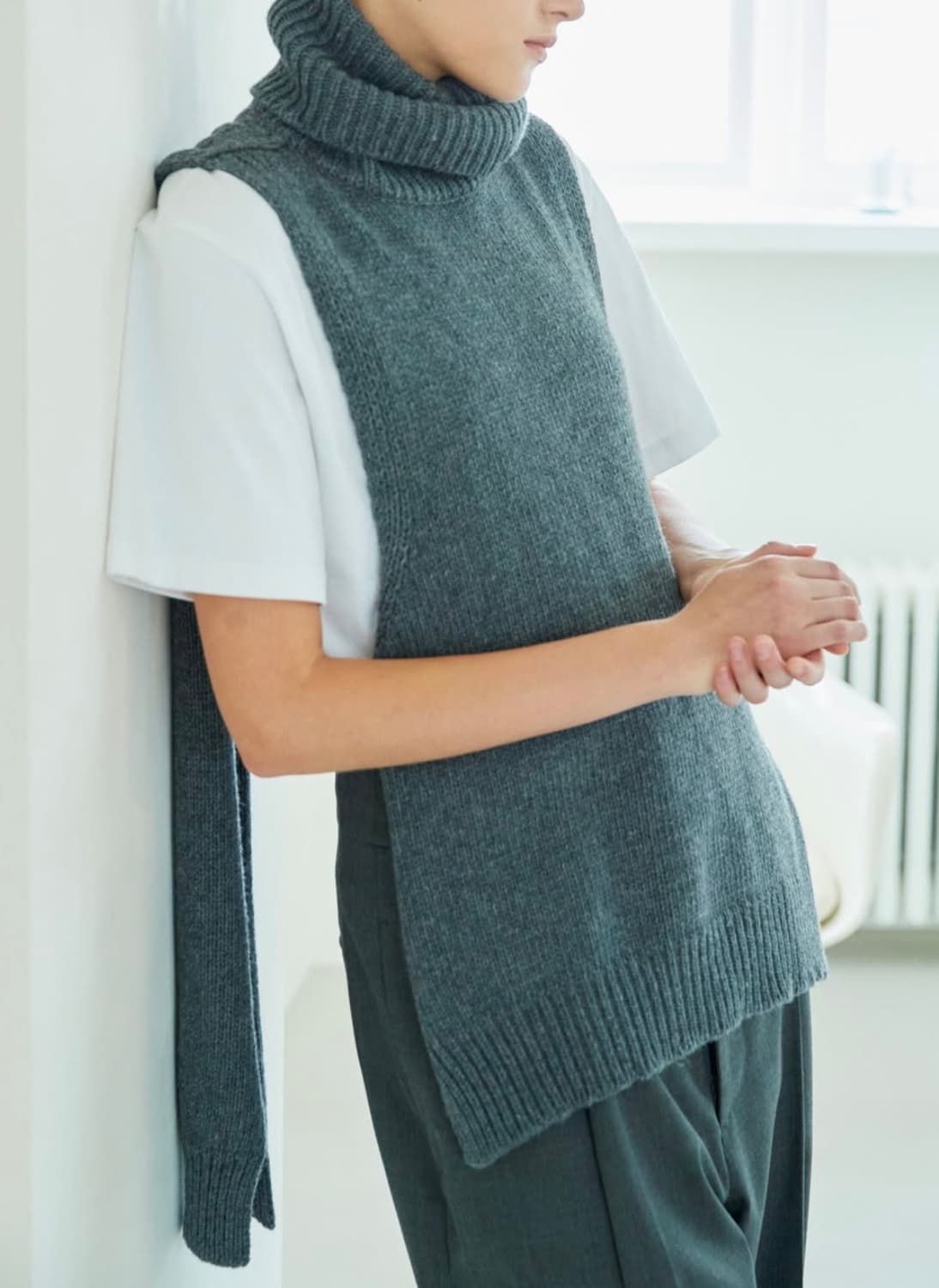 momen 터틀넥 니트 머플러 상품이미지2