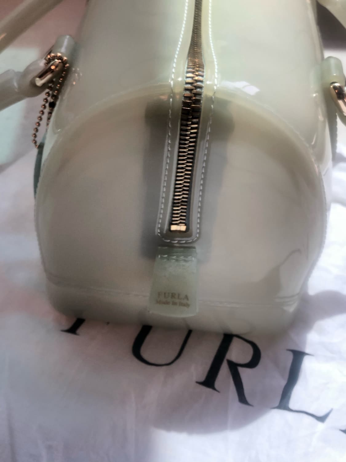 유일매물) 훌라 furla 민트 캔디백 젤리버킨 토트백 상품이미지2