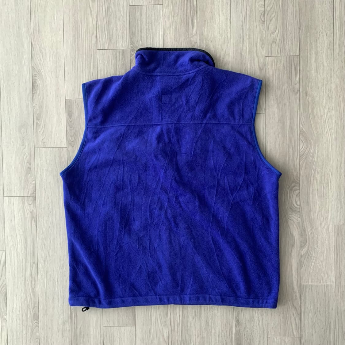 엘엘빈 90S 폴라텍 퍼플 블루 집업 베스트 made in usa  상품이미지5