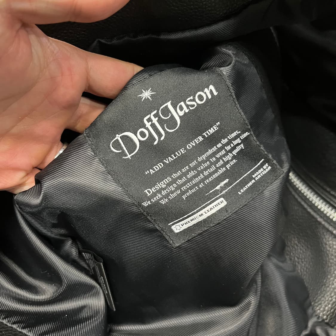 도프제이슨 레더자켓 상품이미지5
