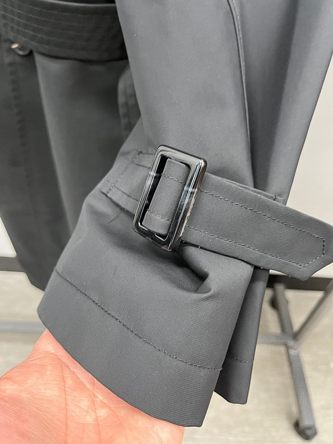 105) 노이어 신서틱 레이어드 트렌치코트  상품이미지4