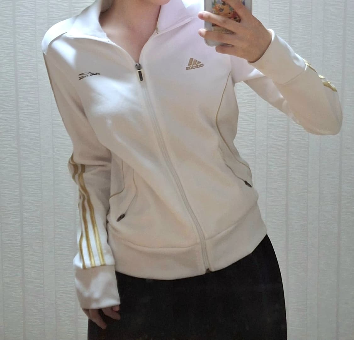 아디다스 흰금 화이트골드 흰색금색 져지 상품이미지1