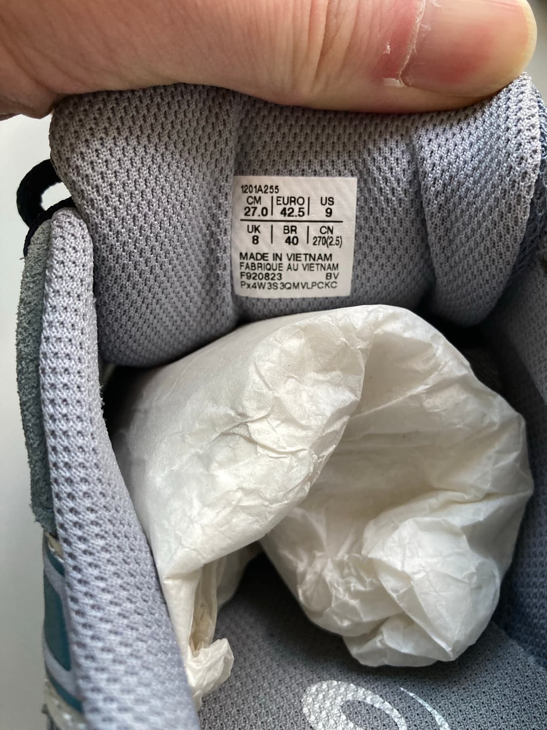 아식스 젤1130 스틸 그레이 시트 락 상품이미지5