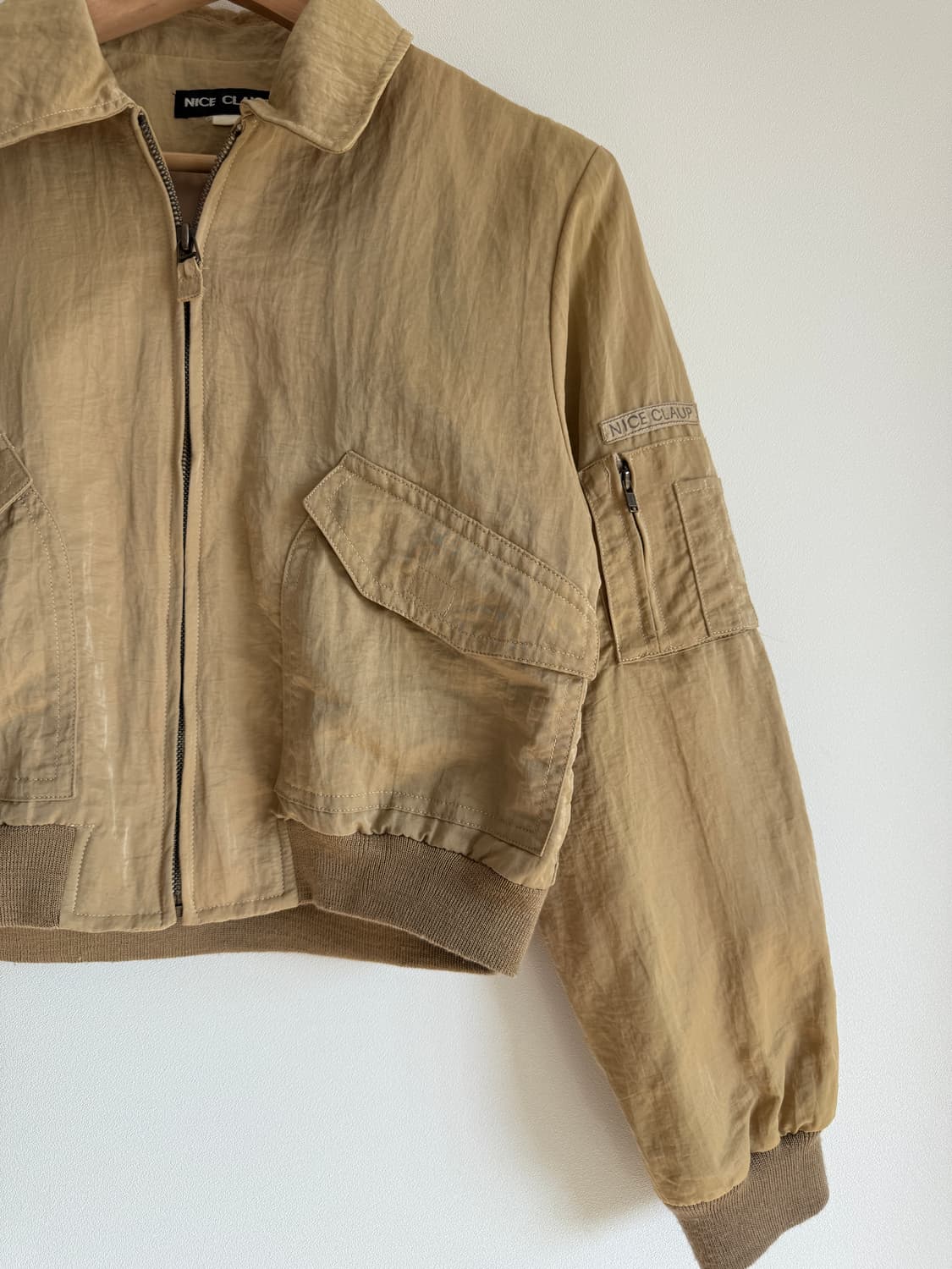 NICE CLAUP 나일론 탱커자켓 상품이미지3