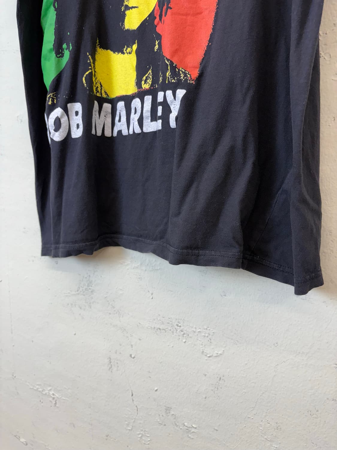 밥 말리 ONE LOVE 블랙 반팔 티셔츠 상품이미지3