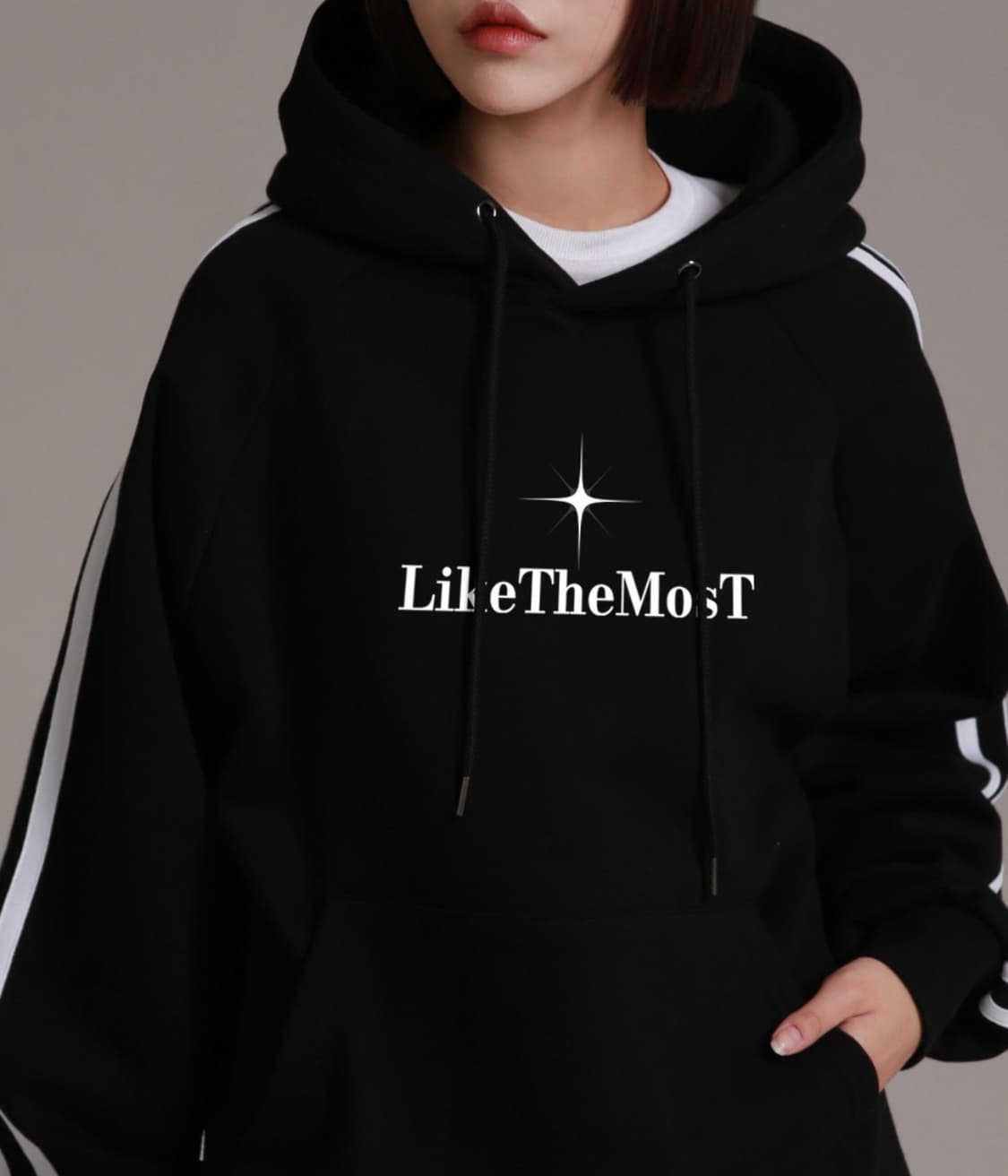 라이크더모스트 스타 라이트 트랩 후디 M 상품이미지1