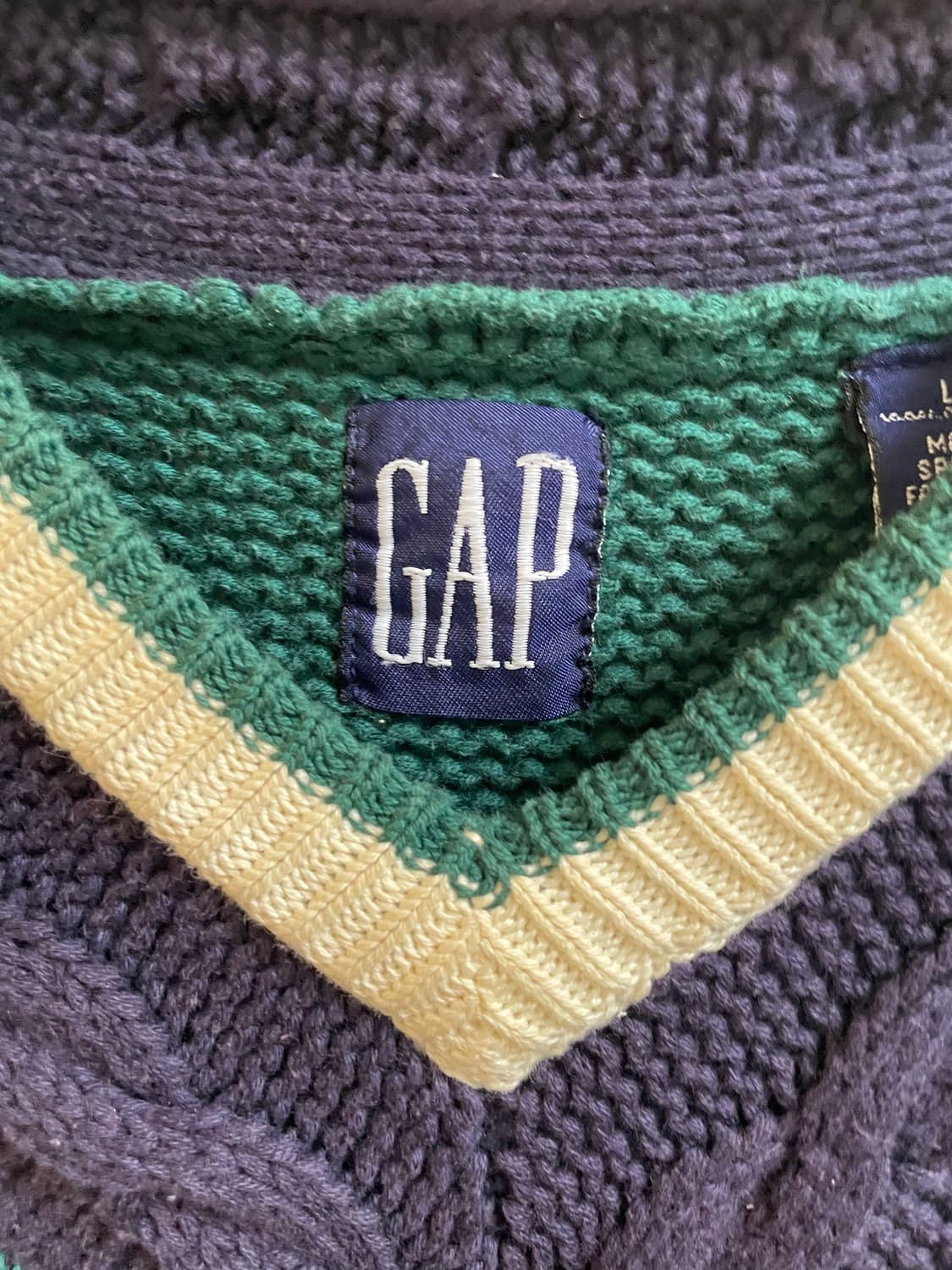 90년대 올드 갭 면 니트 상품이미지5