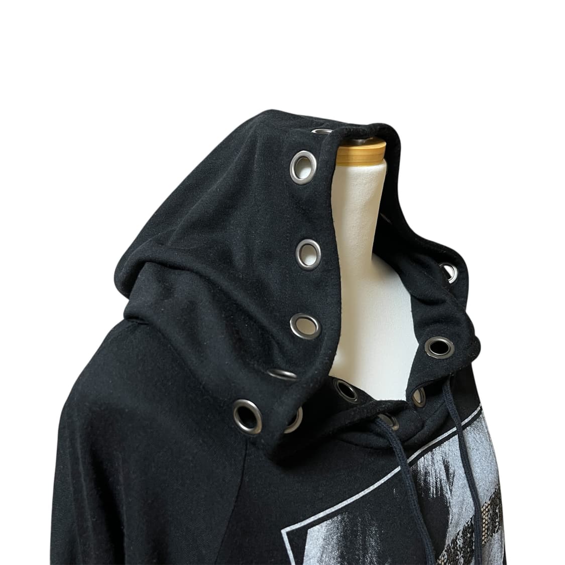 [Vintage] Rock Chic Eyelet Hoodie Dress 상품이미지5