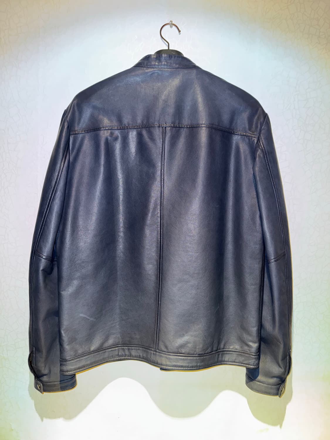 Vera Pelle Italy Leather 가죽자켓 Deep Blue 상품이미지3